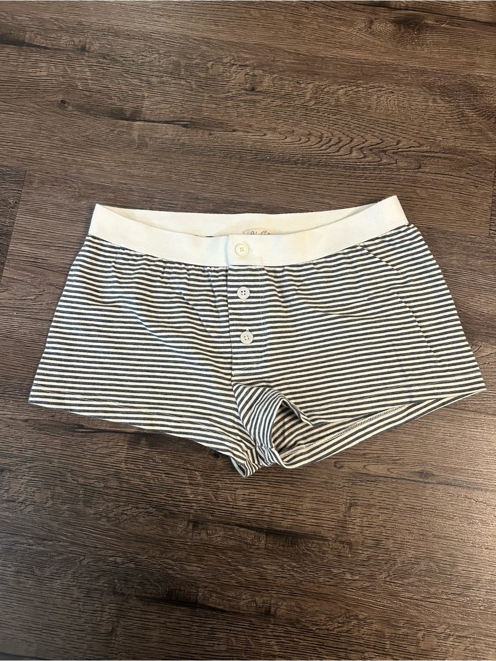 John Galt Striped Sleep Shorts